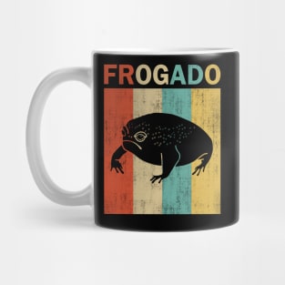 Black Desert Rain Frog Frogado Retro Vintage Style Mug